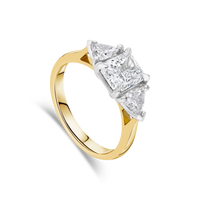 The "Tranquility" Engagement Ring with Cushion Cut & Trilliant Sides - Appleby Jewellers Dublin