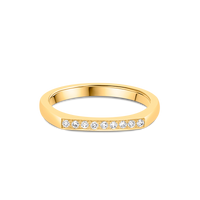 Legato Flat Diamond Band - Appleby Jewellers Dublin