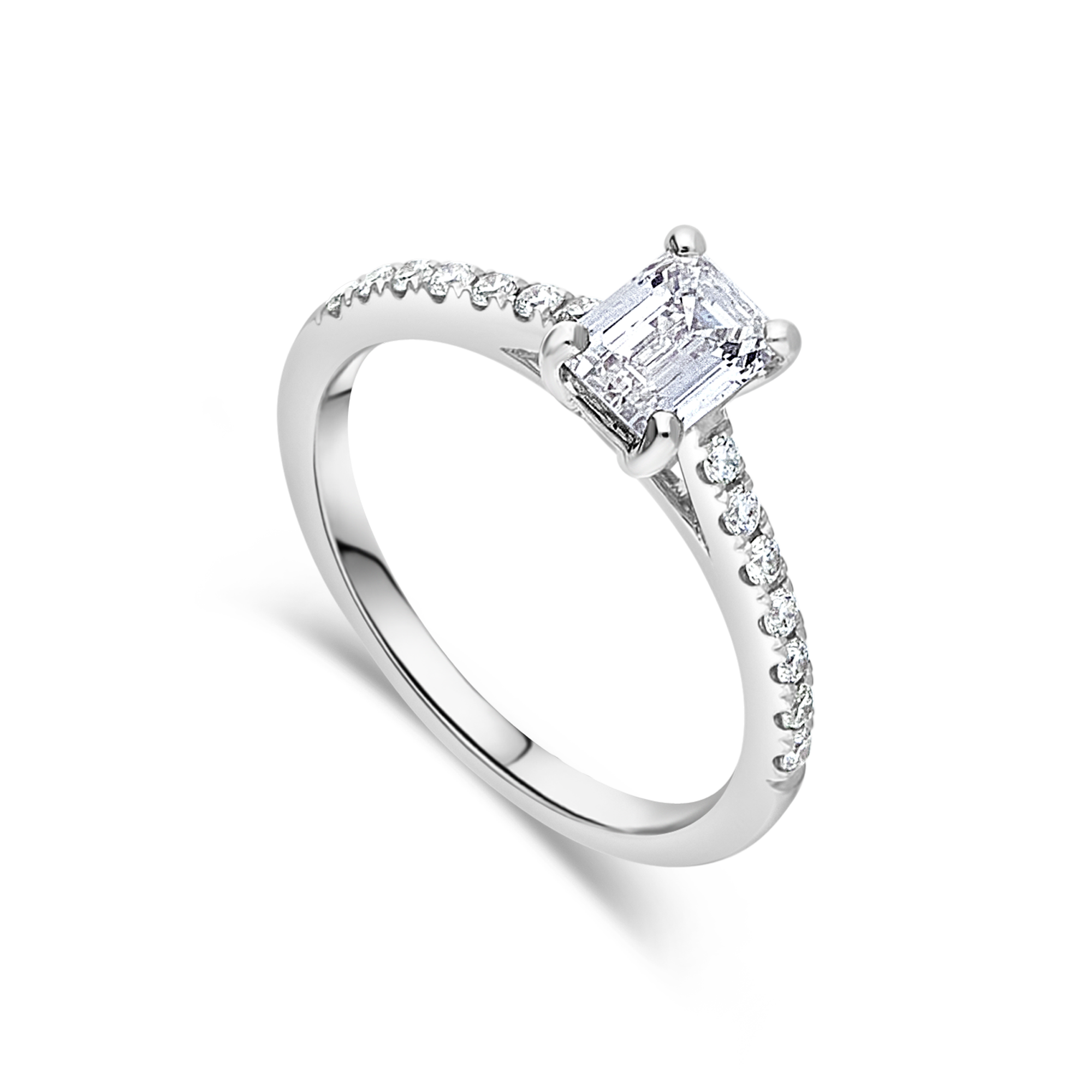 The "Amity" Engagement Ring (Emerald Cut) - Appleby Jewellers Dublin