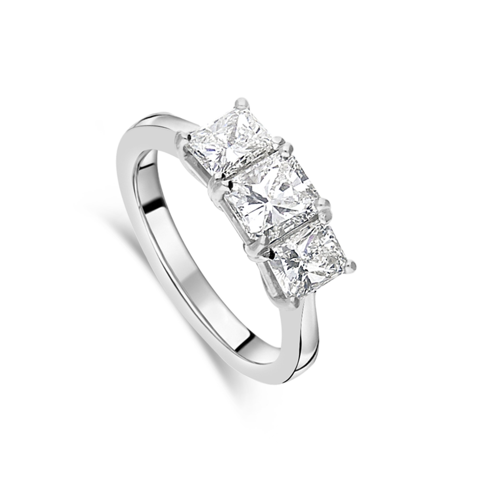 The "Legato" Radiant Cut Three Stone - Appleby Jewellers Dublin