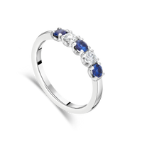 The "Arc" Sapphire and Diamond, Platinum - Appleby Jewellers Dublin
