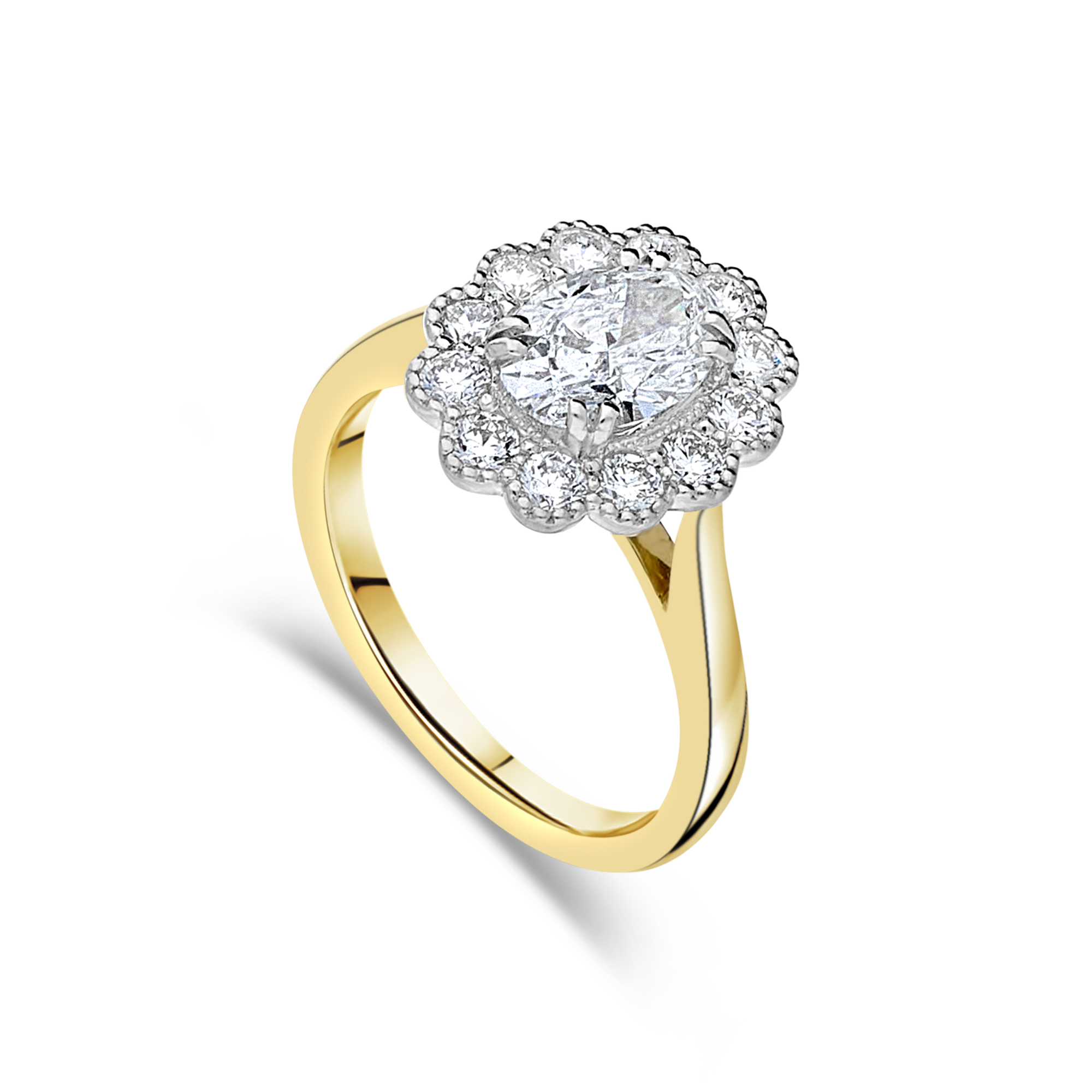 The Kate Flower Engagement Ring - Appleby Jewellers Dublin