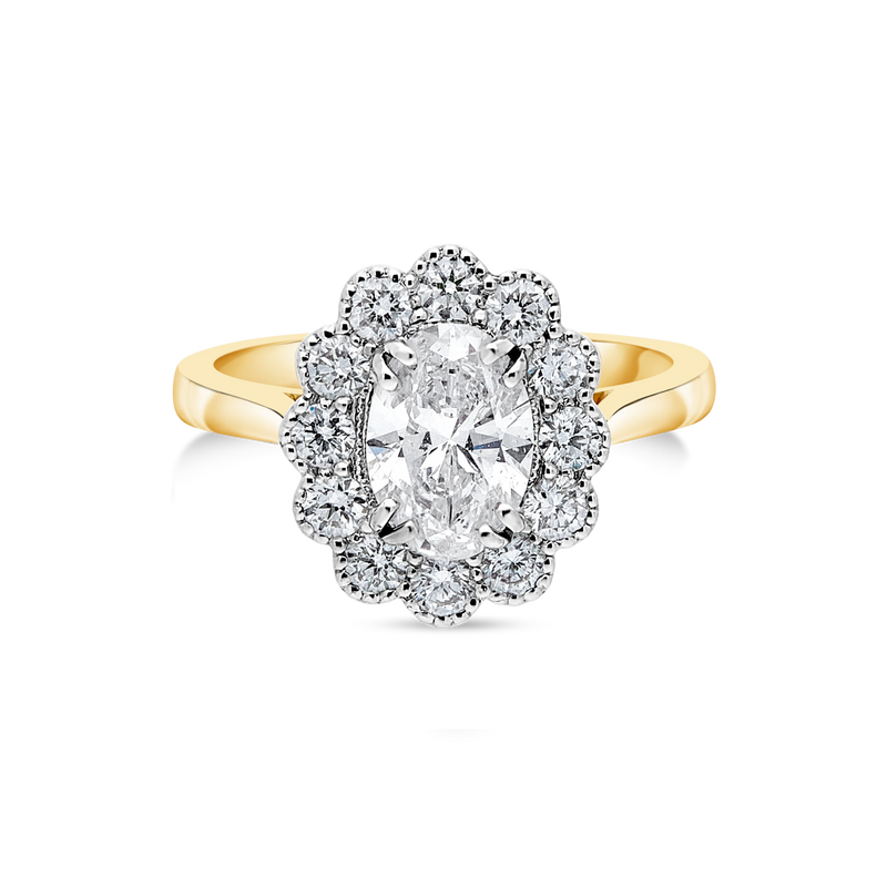 The Kate Flower Engagement Ring - Appleby Jewellers Dublin