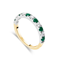 The Chantilly with Emerald and Diamond - Appleby Jewellers Dublin