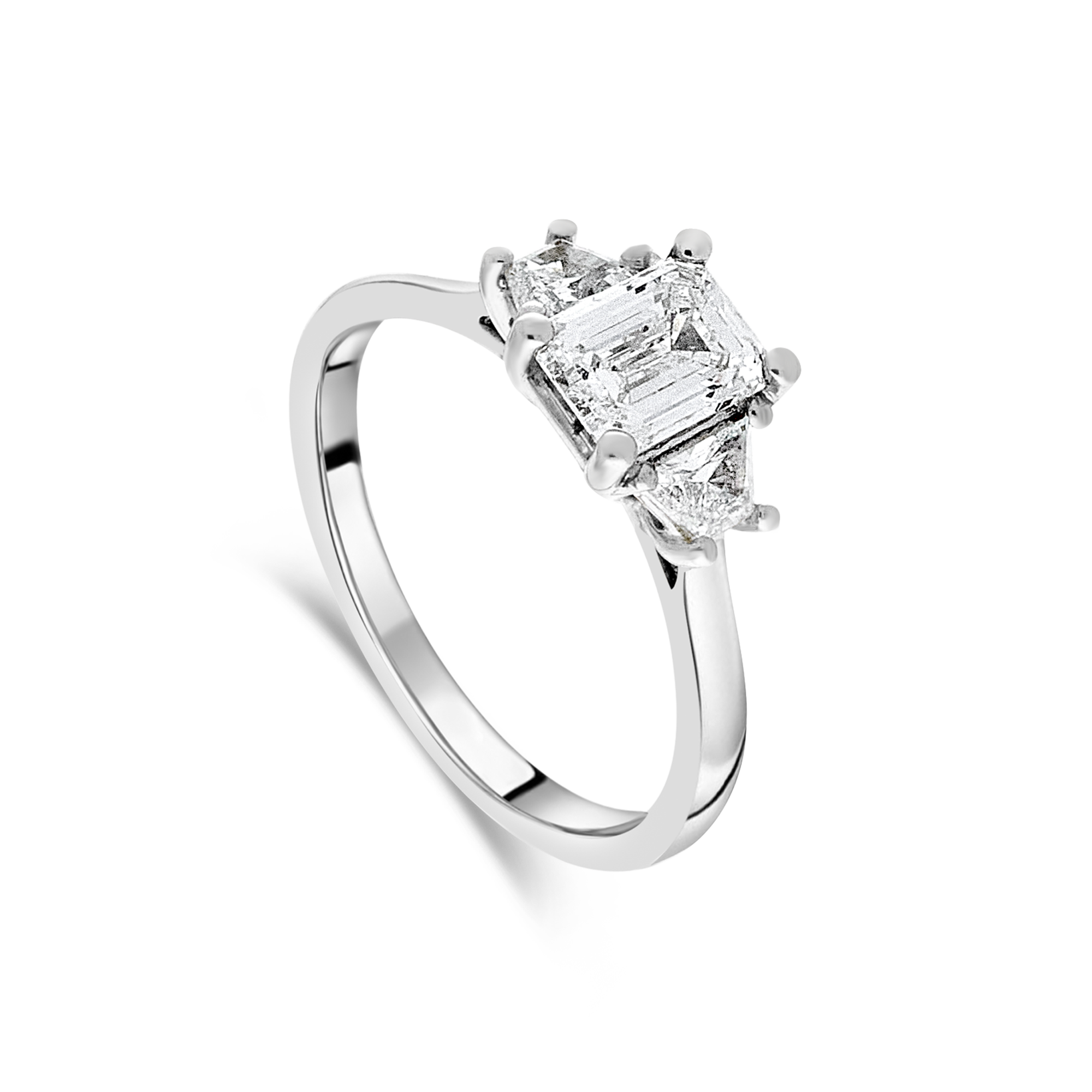 The "Tranquility" with Emerald Cut Diamond - Appleby Jewellers Dublin