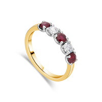 The "Arc" Ruby and Diamond, Yellow Gold - Appleby Jewellers Dublin