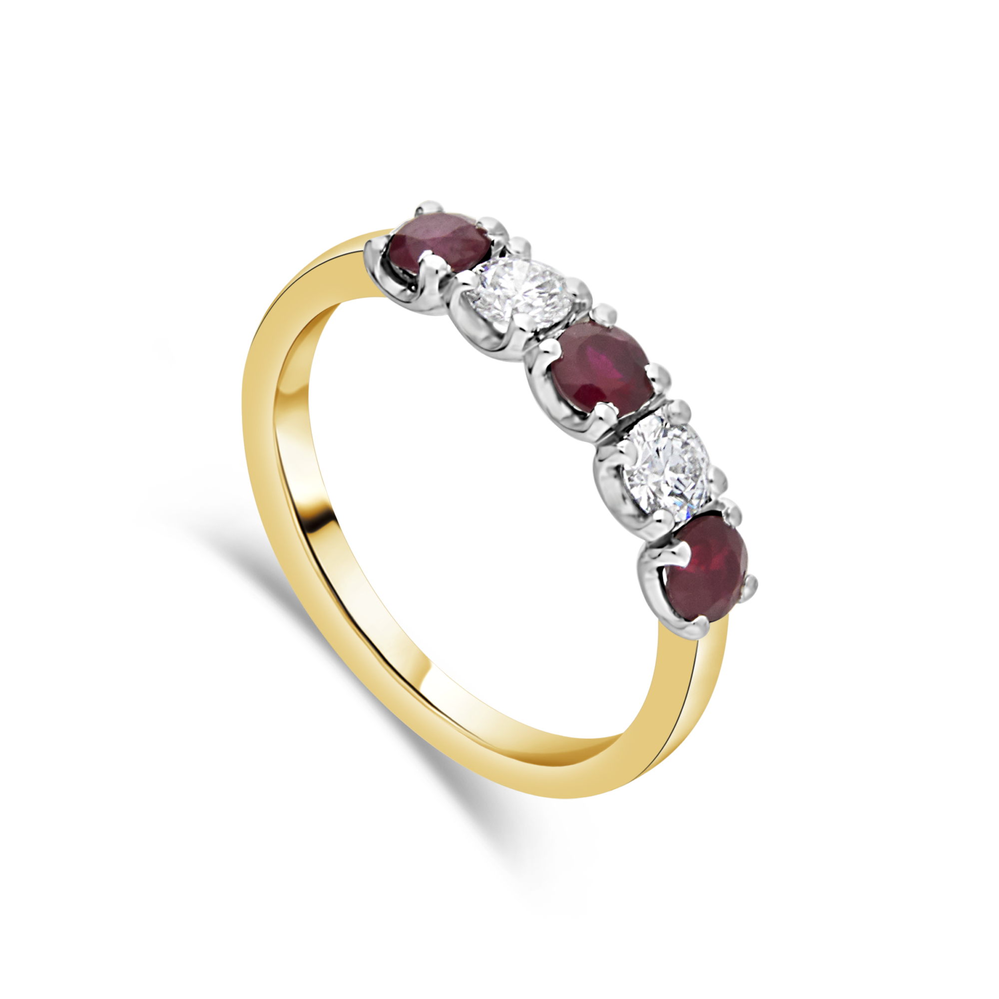 The "Arc" Ruby and Diamond, Yellow Gold - Appleby Jewellers Dublin
