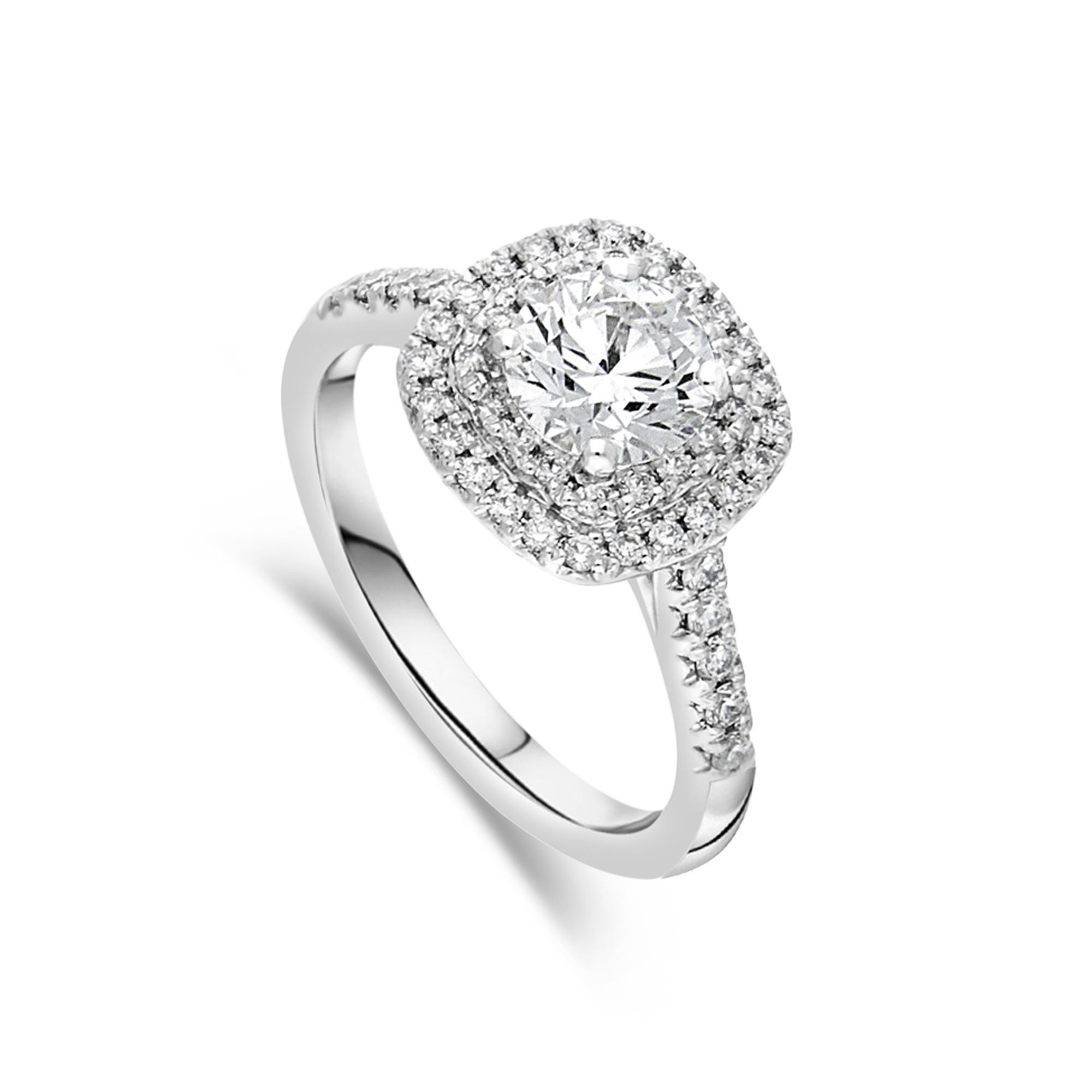 The "Grand Corinne" Round Brilliant, Platinum - Appleby Jewellers Dublin