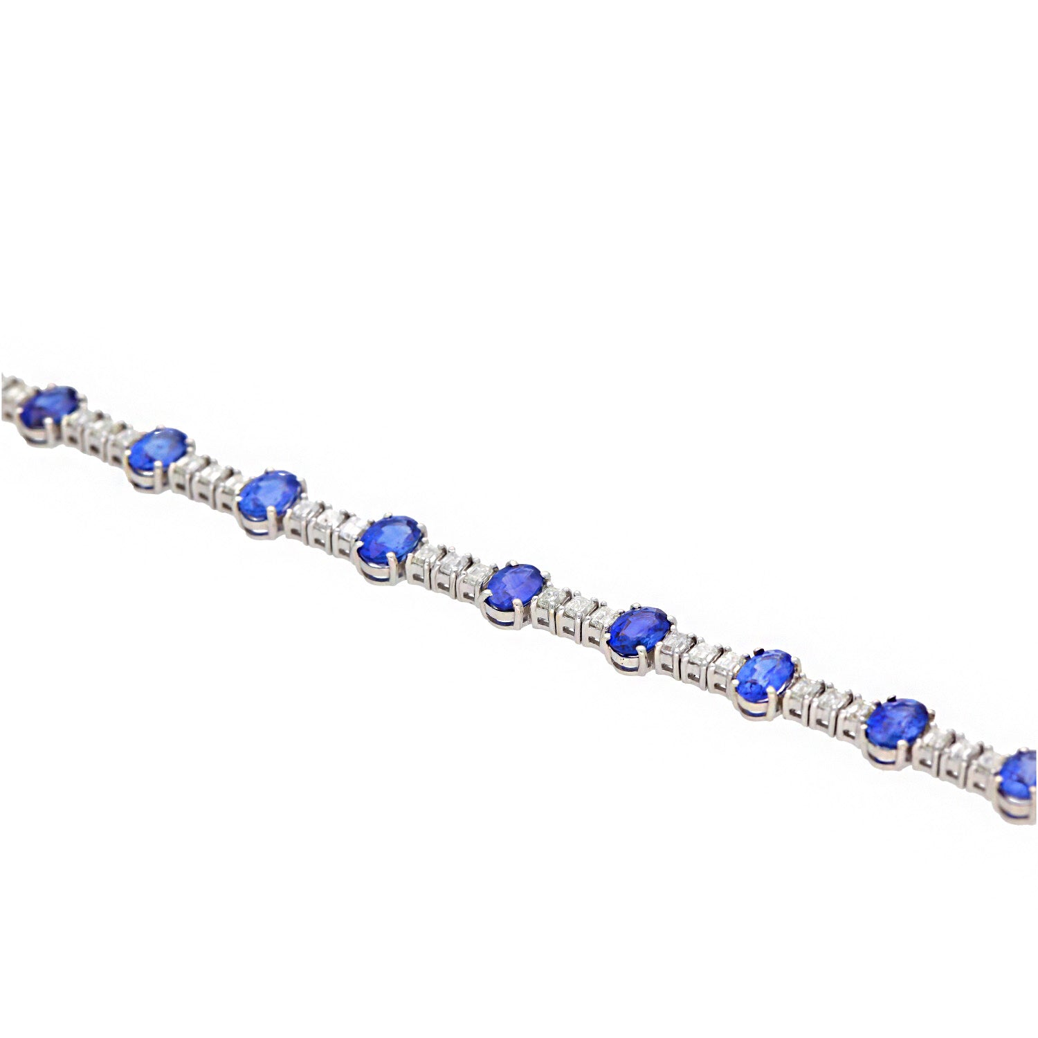 Blue Sapphire and Diamond Bracelet - Appleby Jewellers Dublin