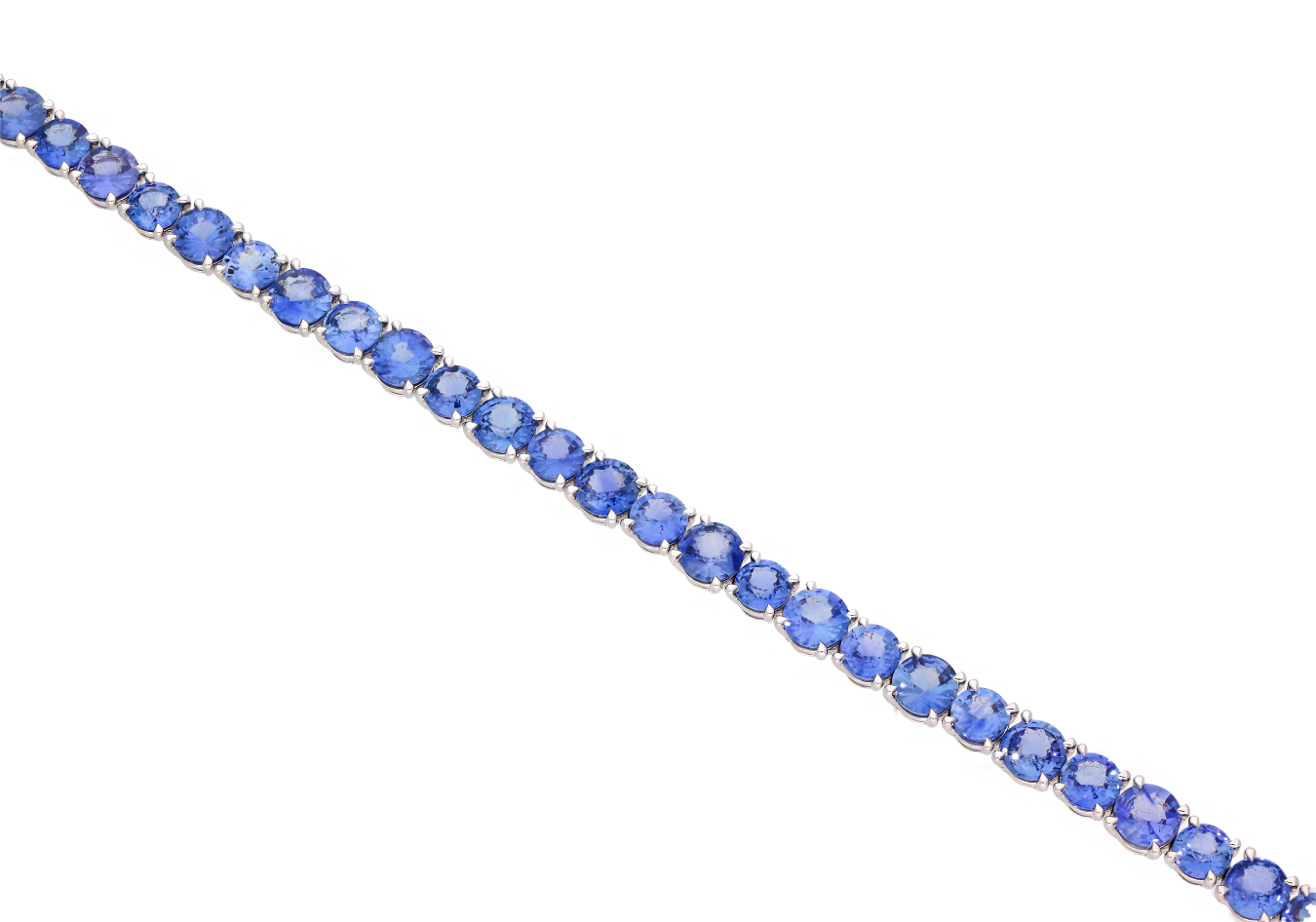 Cornflower Blue Sapphire Bracelet - Appleby Jewellers Dublin