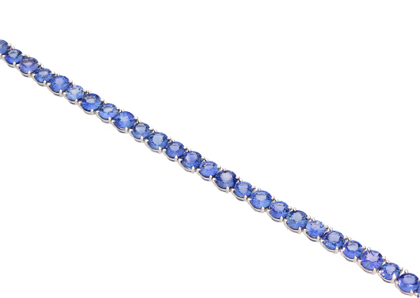 Cornflower Blue Sapphire Bracelet - Appleby Jewellers Dublin