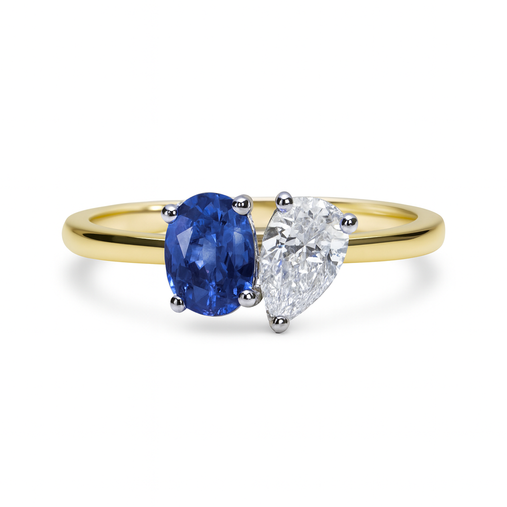 Sapphire & Diamond Toi Et Moi - Appleby Jewellers Dublin