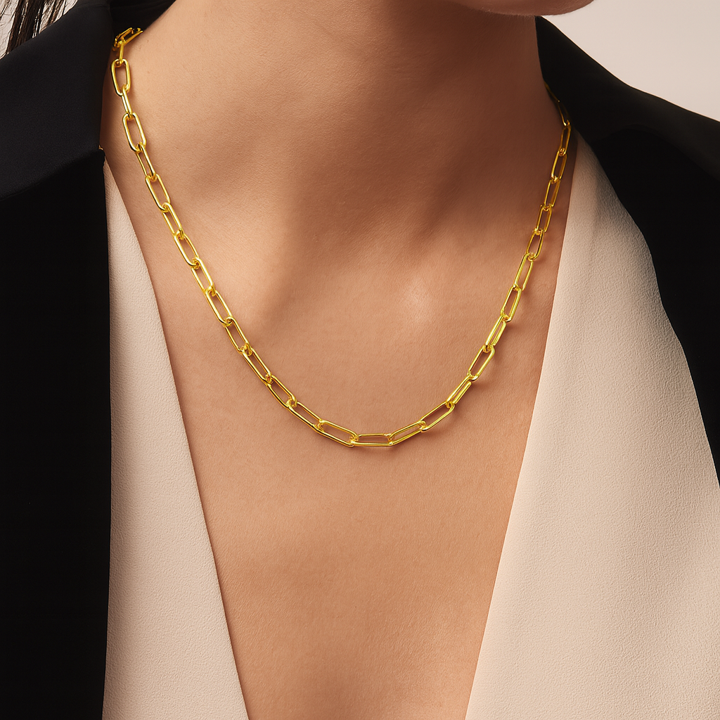 18ct Oval Link 18-inch Chain - Appleby Jewellers Dublin