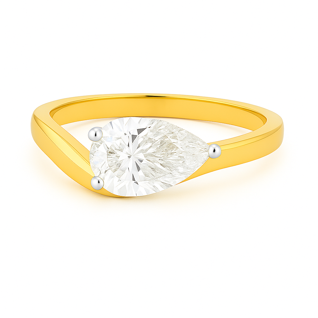 1ct East-West Pear Solitaire Ring - Appleby Jewellers Dublin