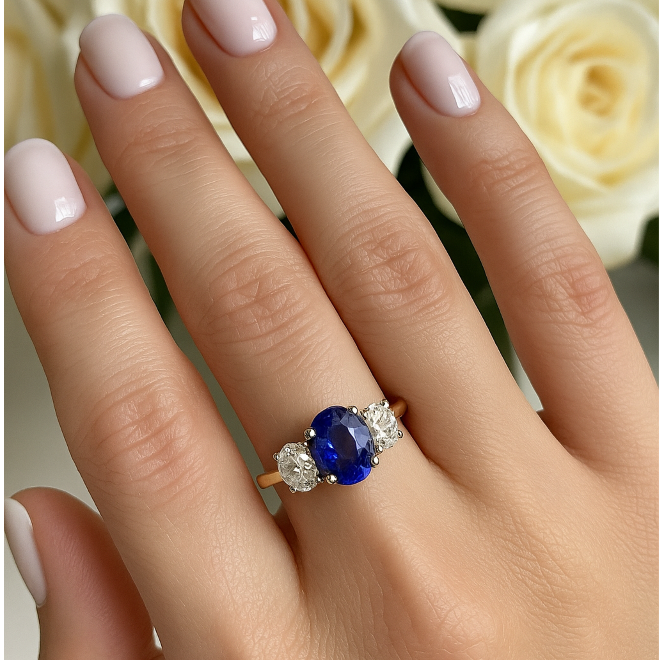 Tulip Sapphire Engagement Ring - Appleby Jewellers Dublin