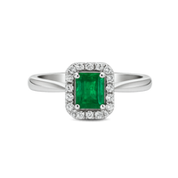 Emerald Corrine Ring - Appleby Jewellers Dublin