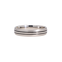 The Curved Ruthenium Band - Appleby Jewellers Dublin