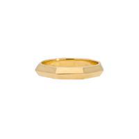The Facet Gold Band - Appleby Jewellers Dublin