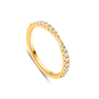 Andrássy Curve Diamond Band - Appleby Jewellers Dublin