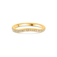 The Soprano Curve Diamond Band - Appleby Jewellers Dublin