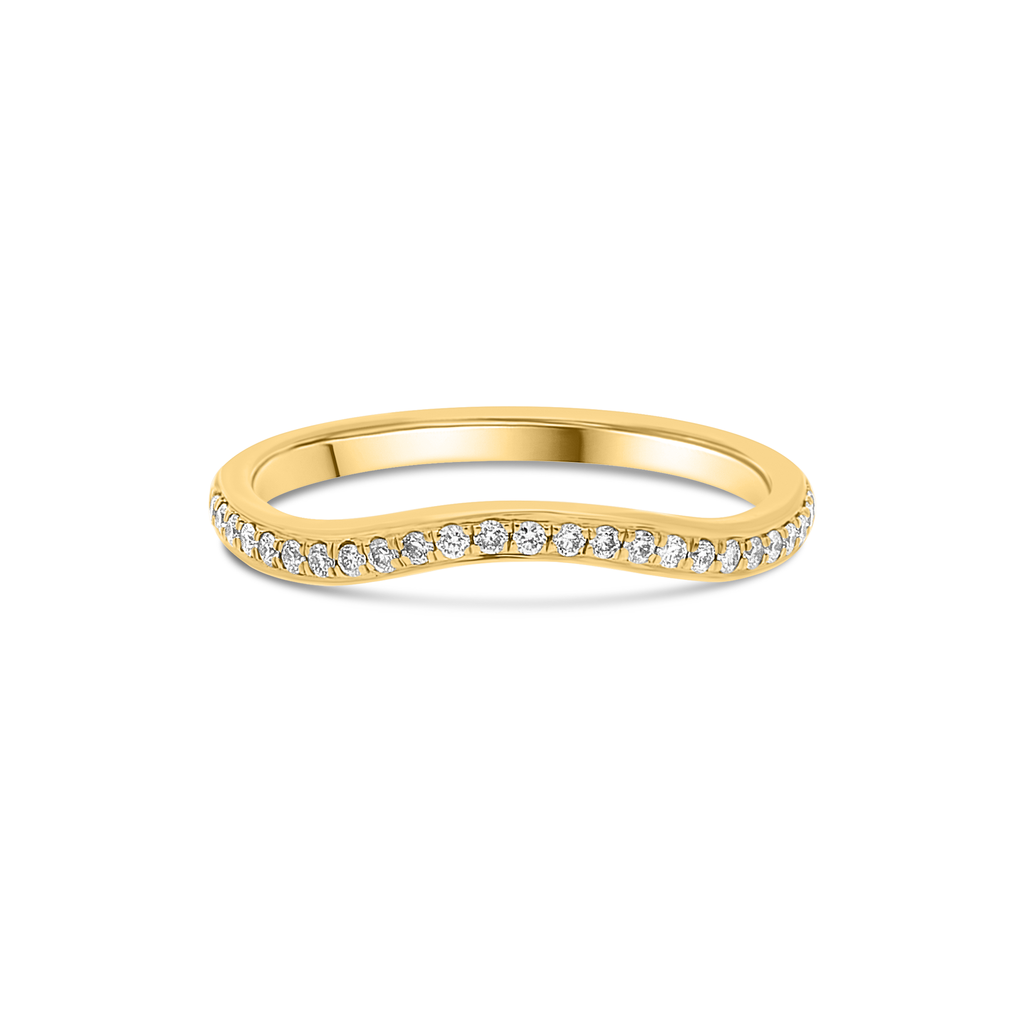 The Soprano Curve Diamond Band - Appleby Jewellers Dublin