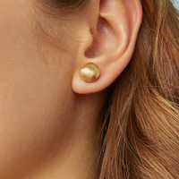 AFRICA 18ct Yellow Gold Stud Earrings - Appleby Jewellers Dublin