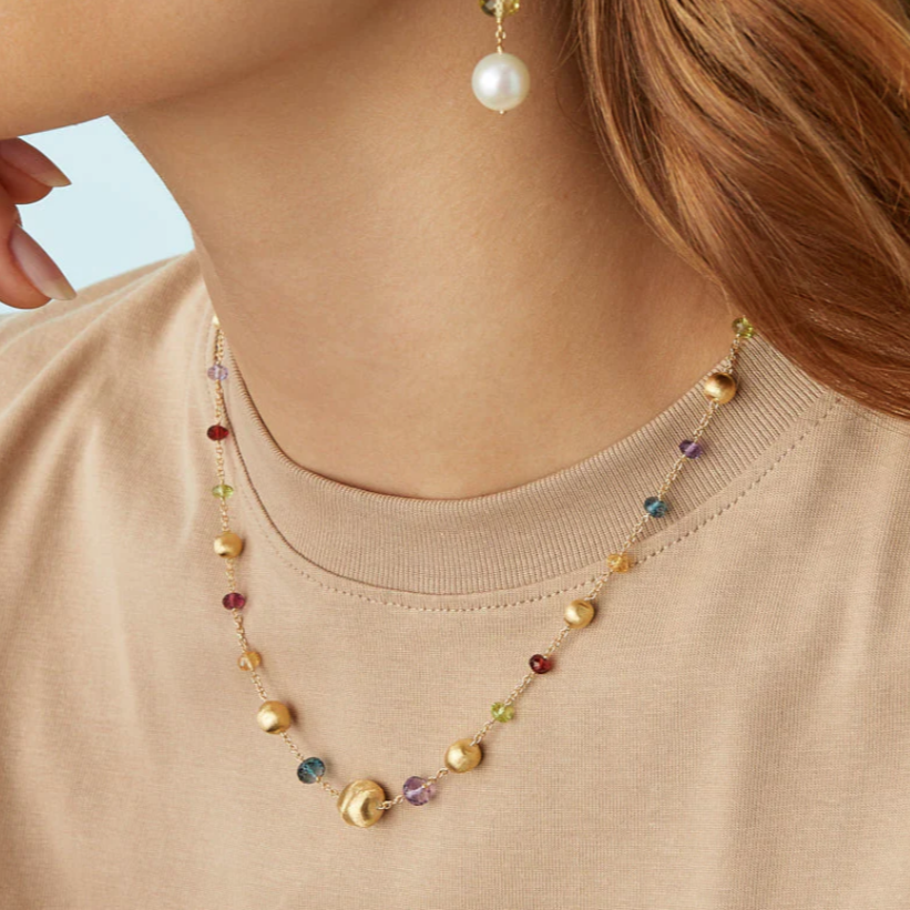 AFRICA Multi-Gemstone Necklace - Appleby Jewellers Dublin
