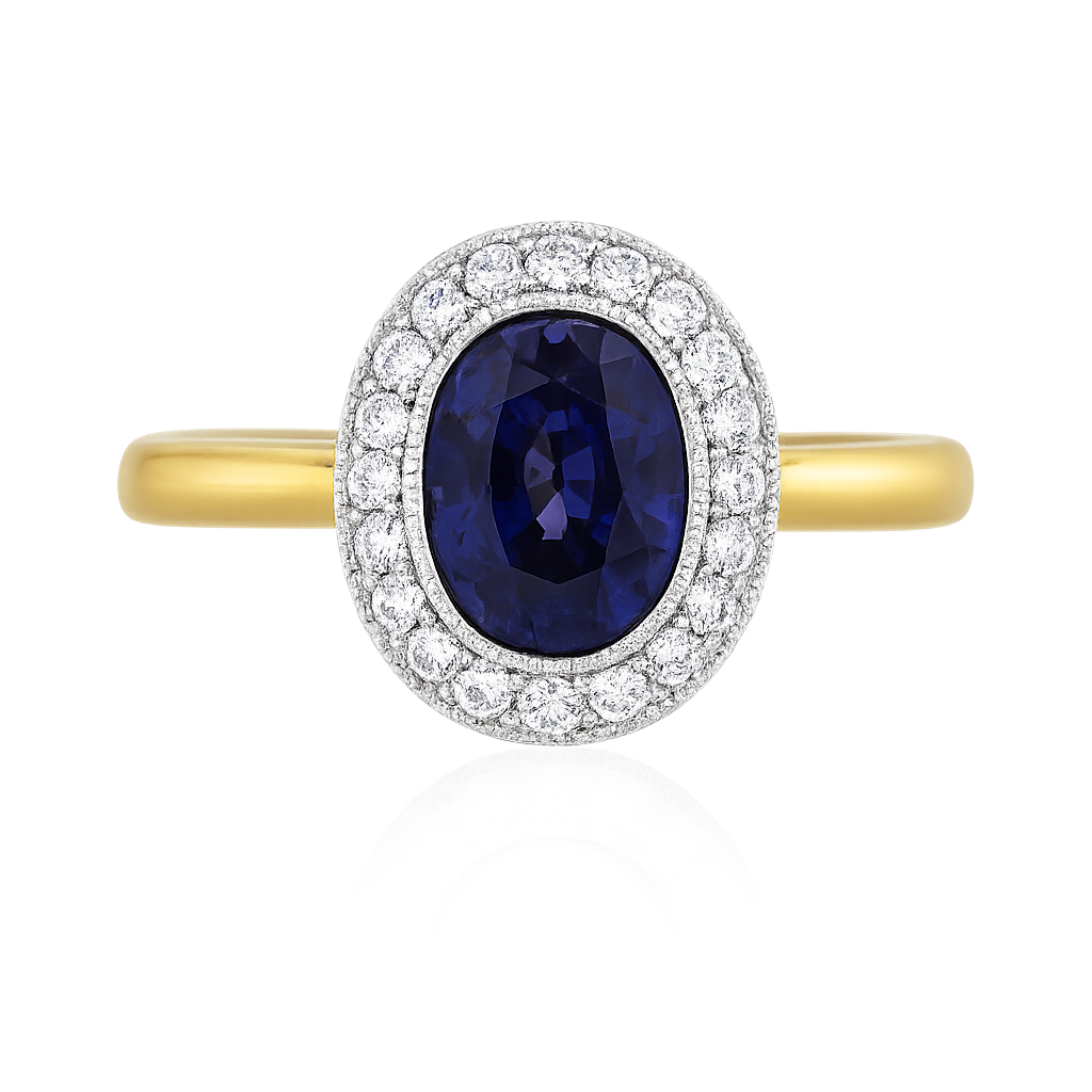 Bezel Sapphire Dreamcatcher Ring - Appleby Jewellers Dublin