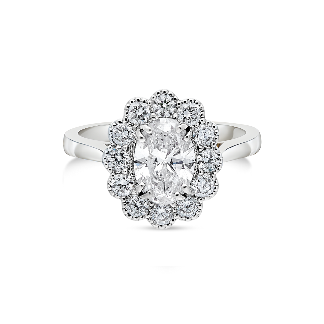 The Kate Flower Engagement Ring - Appleby Jewellers Dublin