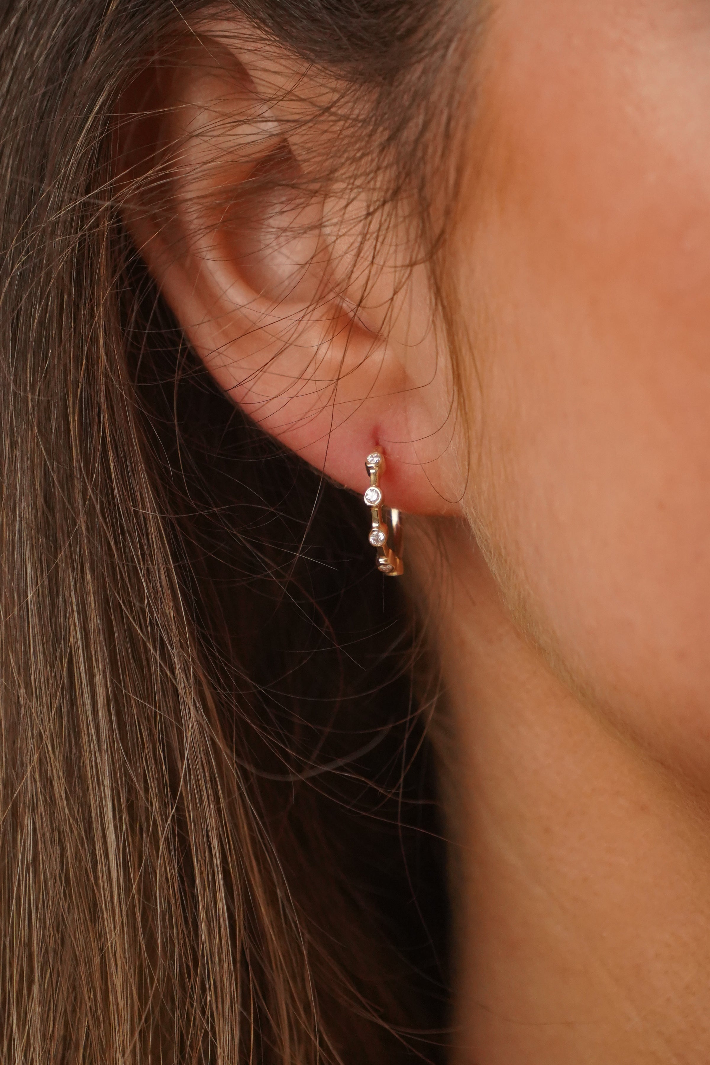 Floating Diamond Hoops - Appleby Jewellers Dublin