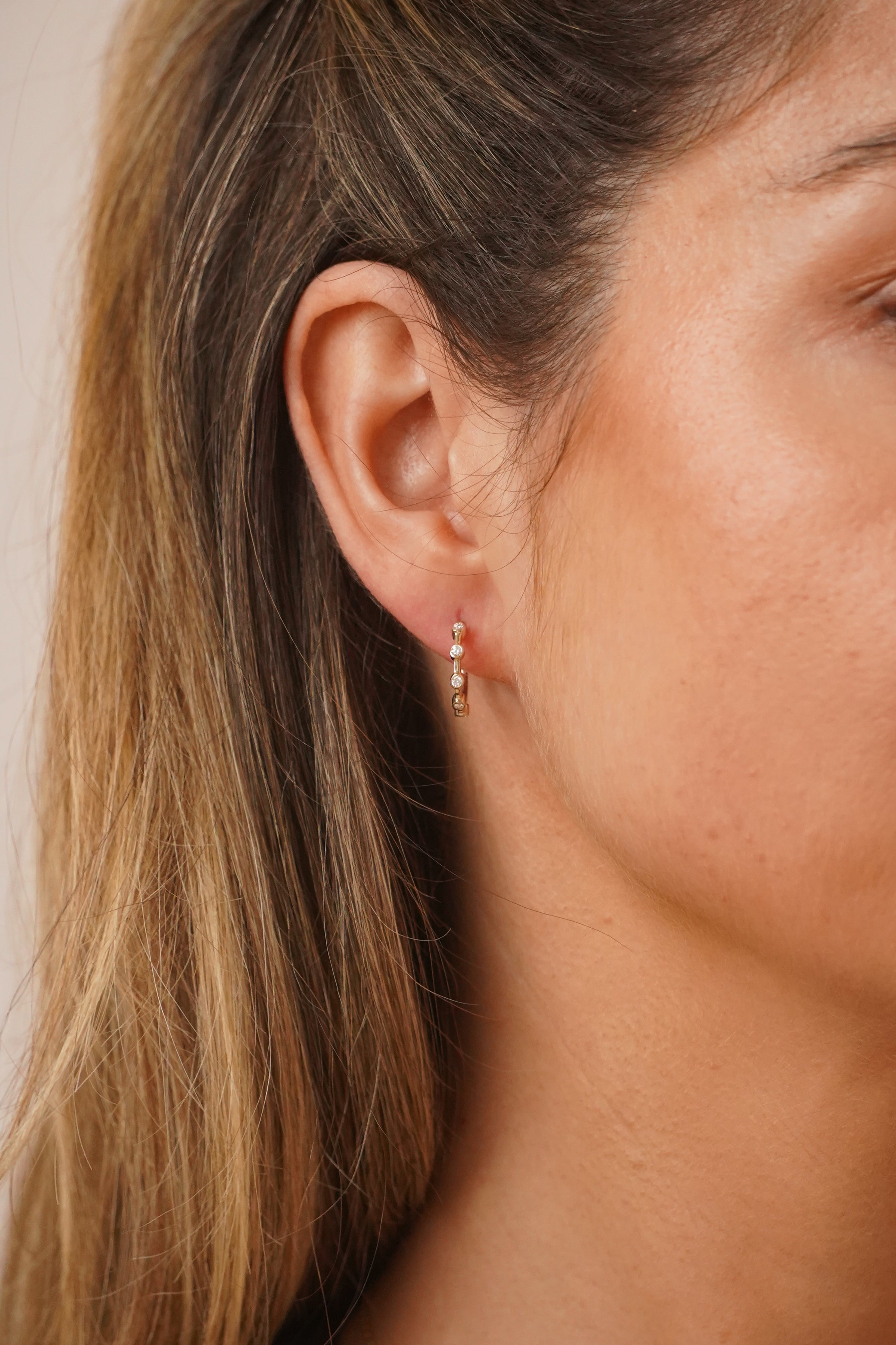 Floating Diamond Hoops - Appleby Jewellers Dublin