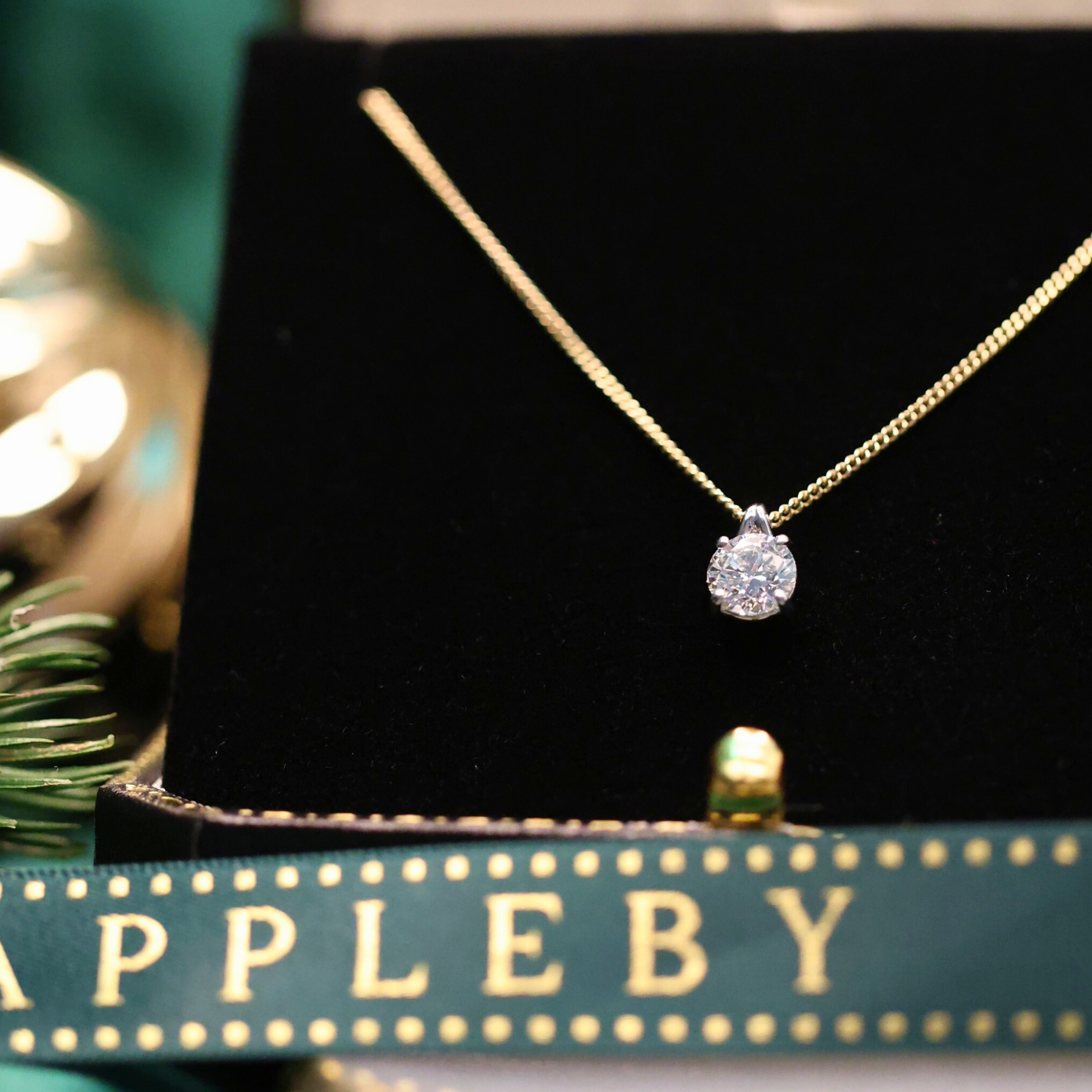 Solitaire Diamond Pendant - Appleby Jewellers Dublin