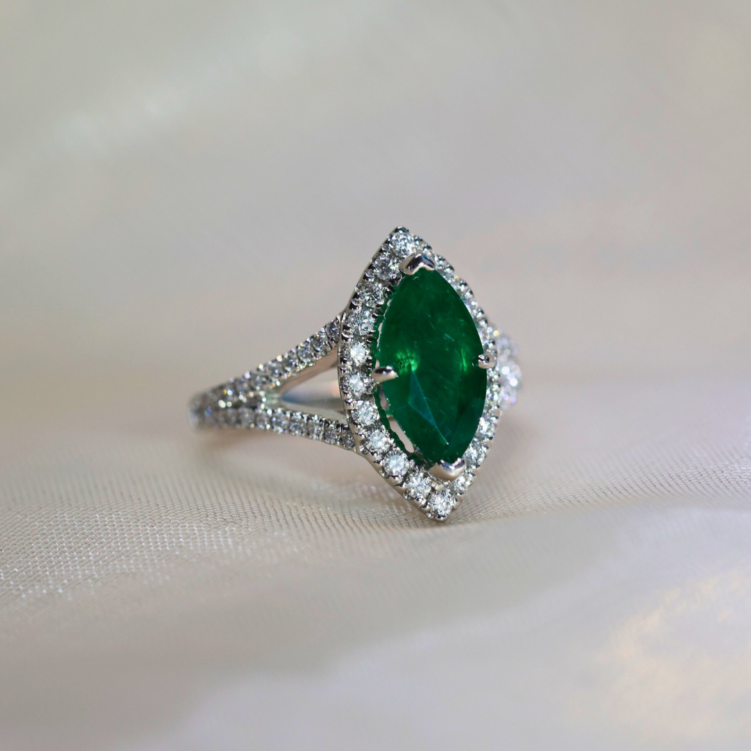 Ascent Emerald Ring - Appleby Jewellers Dublin