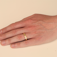 Contemporary Flat Gents Wedding Ring - Appleby Jewellers Dublin