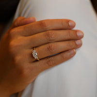 Ascot Trilogy Engagement Ring - Radiant Diamonds - Appleby Jewellers Dublin