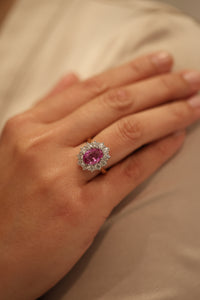 "The Kate" Pink Sapphire (3.03ct) - Appleby Jewellers Dublin