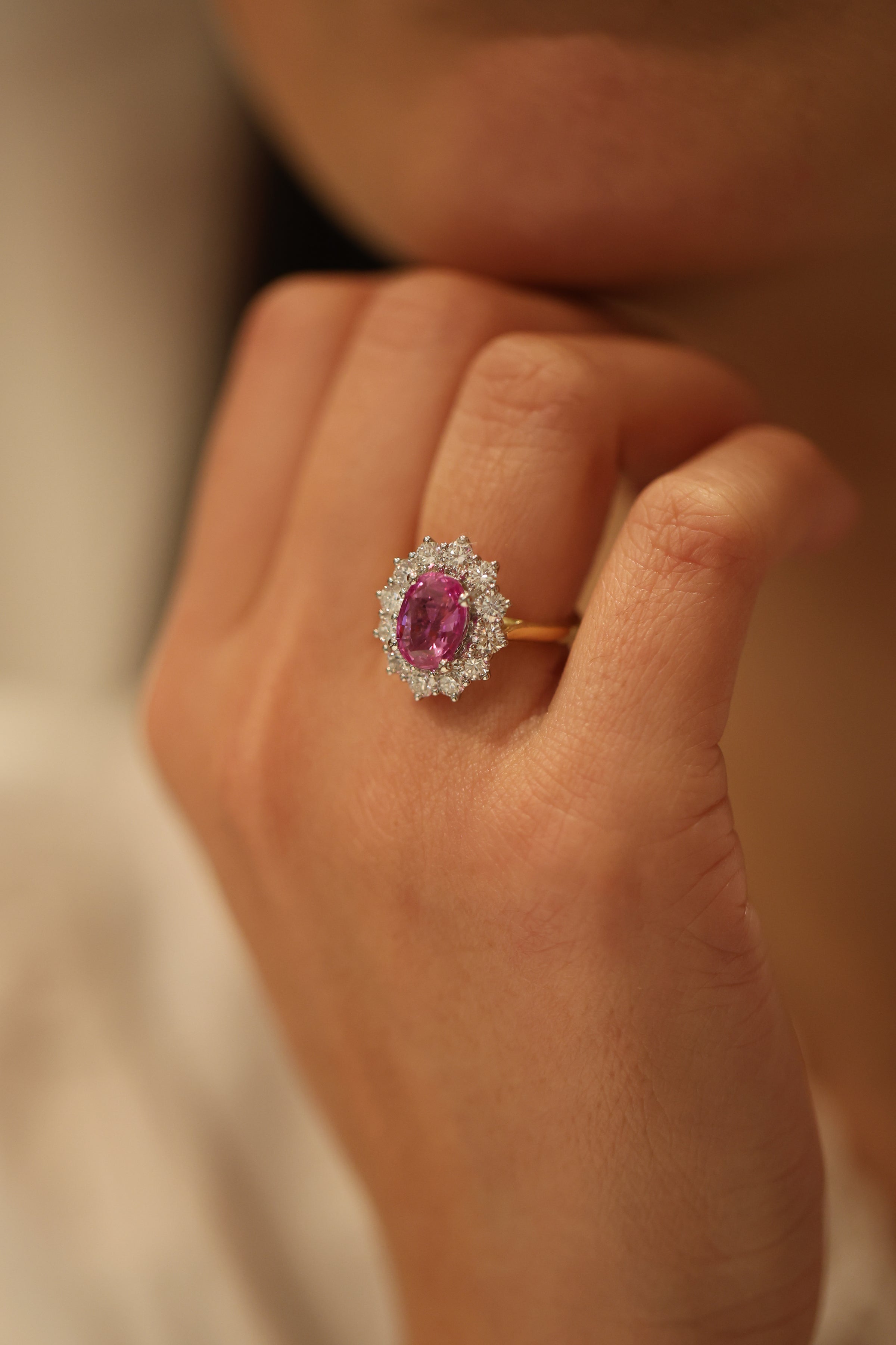 "The Kate" Pink Sapphire (3.03ct) - Appleby Jewellers Dublin