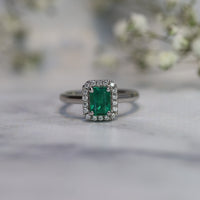 Emerald Corrine Ring - Appleby Jewellers Dublin
