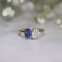Sapphire & Diamond Toi Et Moi - Appleby Jewellers Dublin