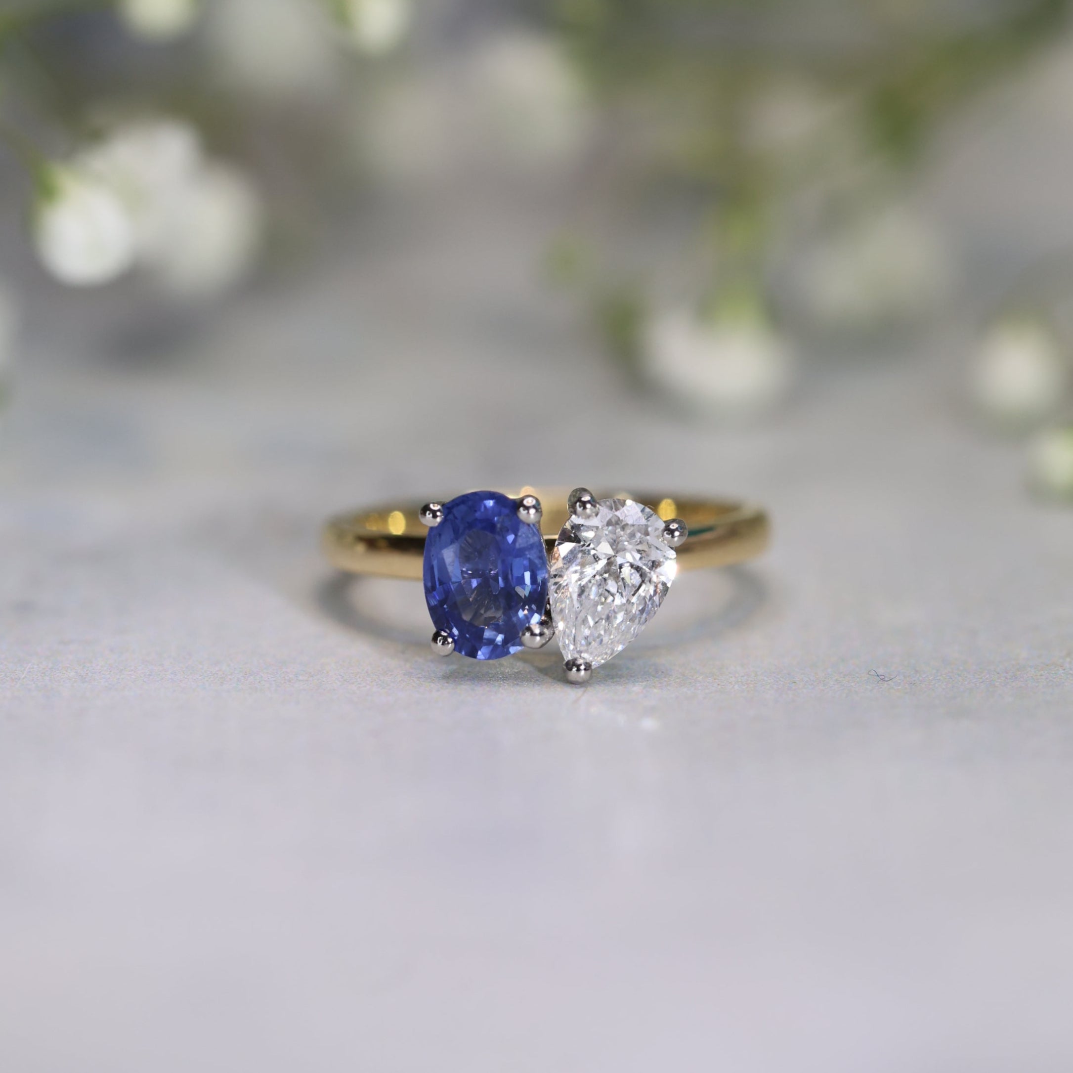 Sapphire & Diamond Toi Et Moi - Appleby Jewellers Dublin