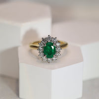 'The Kate' Emerald Ring - Appleby Jewellers Dublin