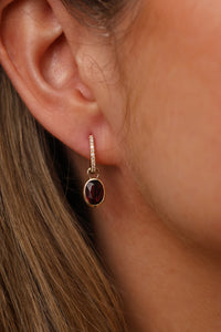 Pink Tourmaline & Diamond Earrings - Appleby Jewellers Dublin