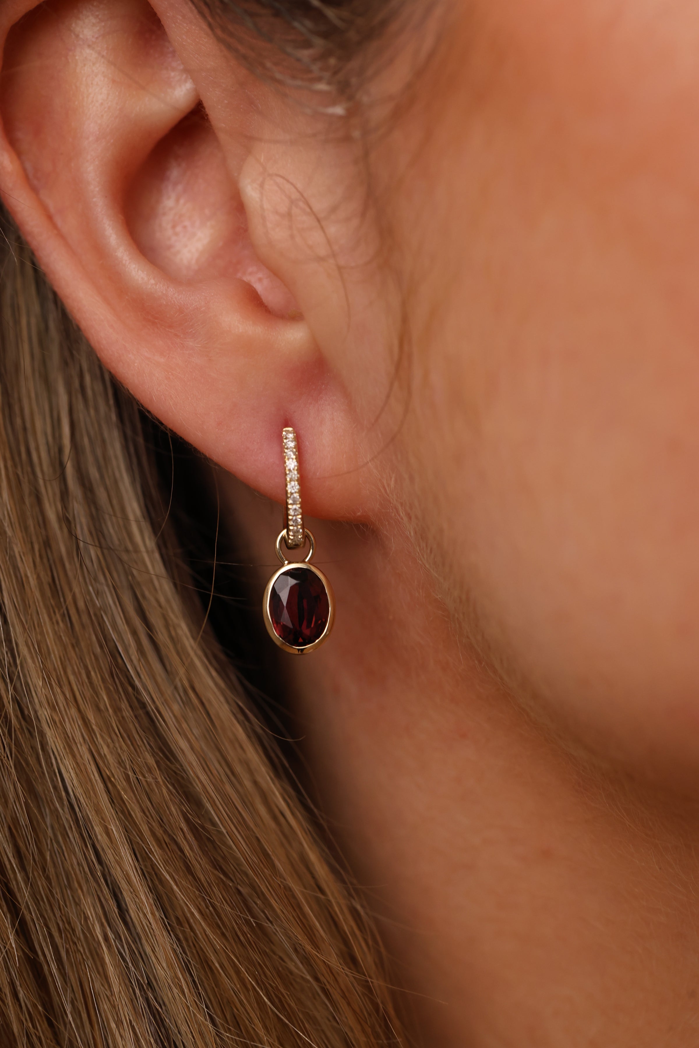 Pink Tourmaline & Diamond Earrings - Appleby Jewellers Dublin