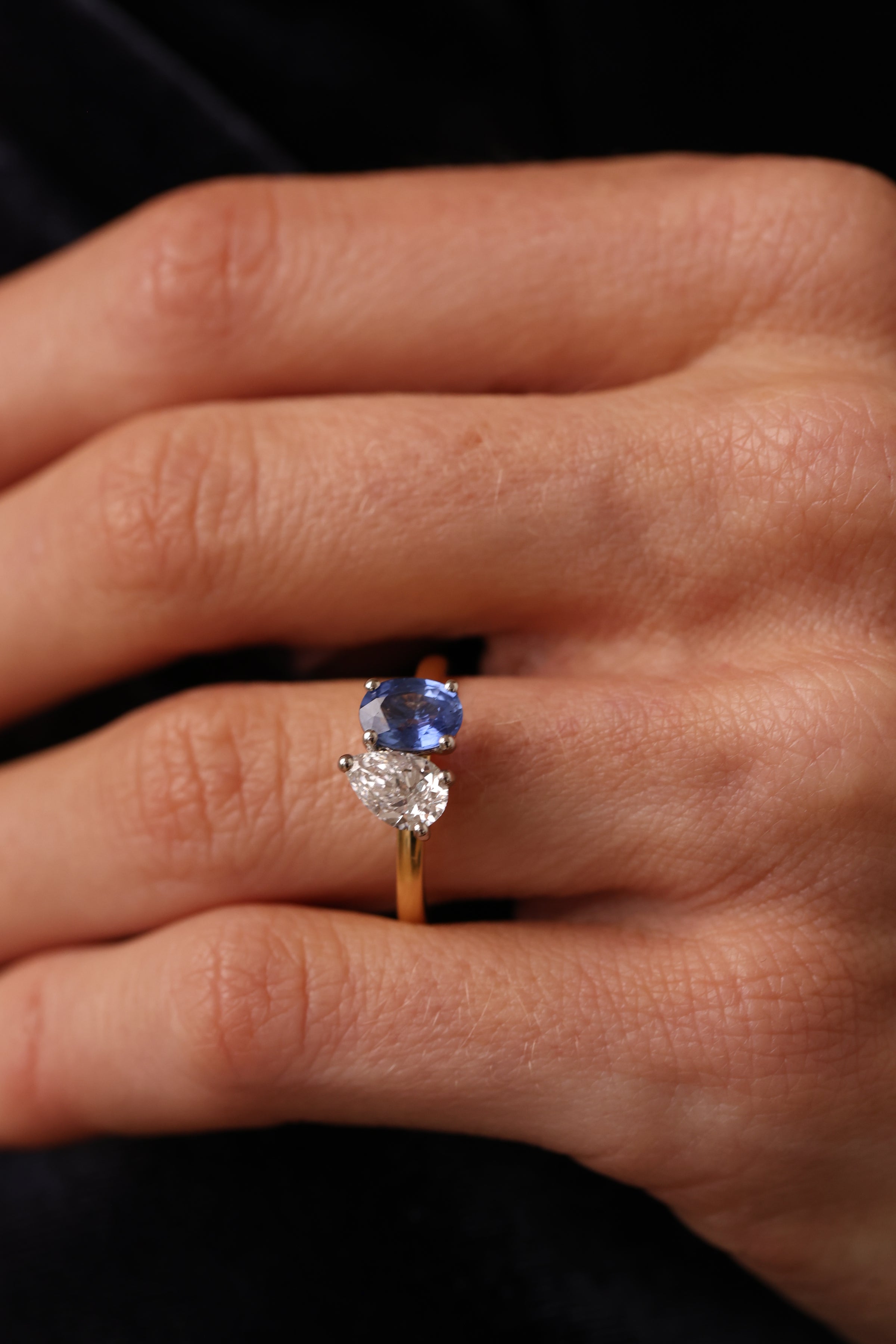 Sapphire & Diamond Toi Et Moi - Appleby Jewellers Dublin