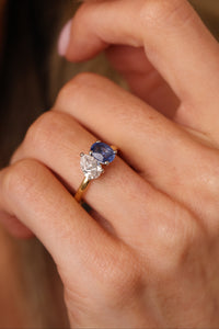 Sapphire & Diamond Toi Et Moi - Appleby Jewellers Dublin
