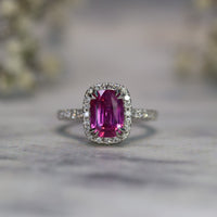 Pink Sapphire Corrine Ring - Appleby Jewellers Dublin