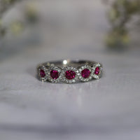 The "Presence" with Ruby and Diamond, Yellow Gold - Appleby Jewellers Dublin
