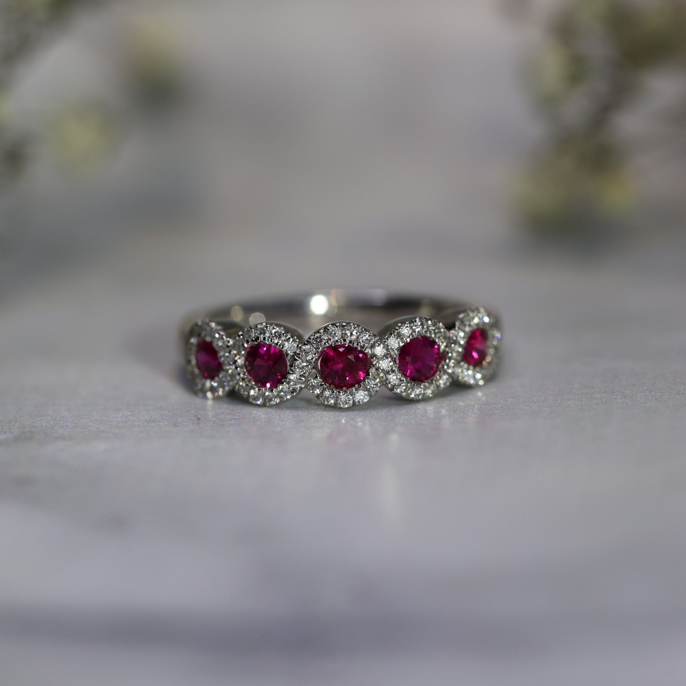 The "Presence" with Ruby and Diamond, Yellow Gold - Appleby Jewellers Dublin