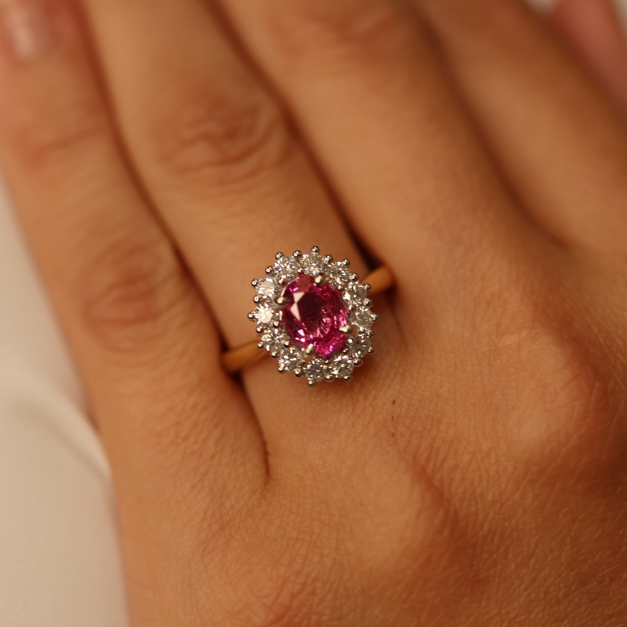 "The Kate" Pink Sapphire - Appleby Jewellers Dublin