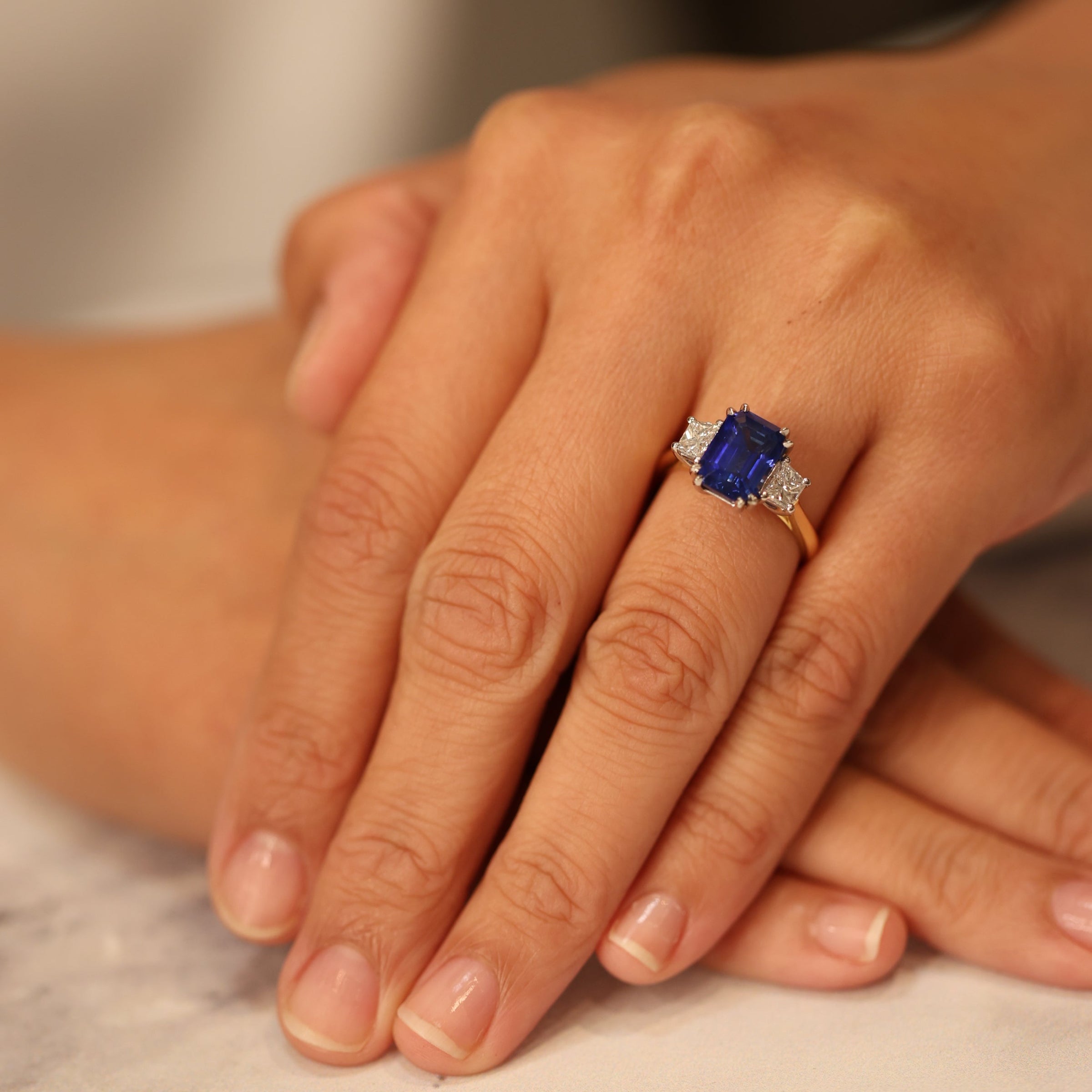 The Tranquility - Royal Blue Sapphire - Appleby Jewellers Dublin